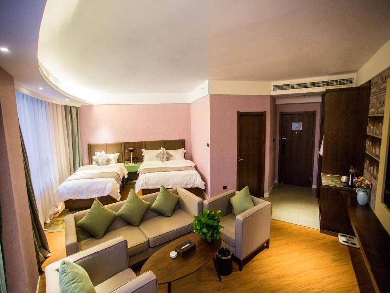 Gemei Hotel Luoyang Longmen High-Speed Railway Station Buitenkant foto